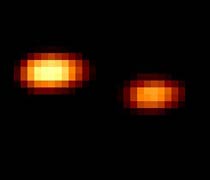 ภาพของดาวเคราะห์น้อย 617 พาโทรคลัส ถ่ายโดยกล้องโทรทรรศน์เคก 2 (ภาพจาก Franck Marchis / W. M. Keck Observatory / Nature and others)