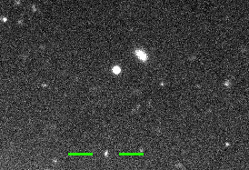 ภาพที่ค้นพบดวงจันทร์ <wbr>เอส/2016 <wbr>เจ <wbr>1 <wbr>(S/2016 <wbr>J1) <wbr>ถ่ายเมื่อวันที่ <wbr>3 <wbr>มีนาคม <wbr>2559 <wbr>ด้วยกล้องมาเจลัน-บาเดอ <wbr>6.5 <wbr>เมตรในชิลี<br />
