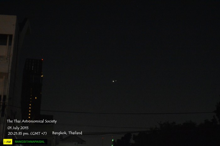 Planetary Conjunction of Venus and Jupiter