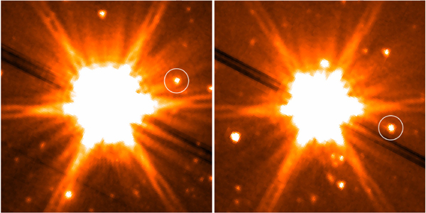 ด้วยความสามารถของกล้องสปิตเซอร์ ทำให้ถ่ายภาพของดาวฤกษ์พร้อมดาวแคระน้ำตาลบริวารได้ ภาพบนคือ ดาวเอชดี 3651 ภาพล่างคือ ดาวเอชเอ็นม้าบิน ดาวแคระน้ำตาลของดาวฤกษ์ทั้งสองดวงคือดวงที่อยู่ในวงกลมเล็ก