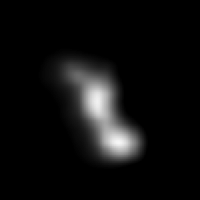 ภาพดาวเคราะห์น้อย เบรล ที่ถ่ายโดย ดีปสเปซ 1