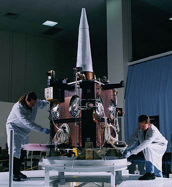 ยานลูนาร์พรอสเปกเตอร์ ภาพจาก NASA/Ames Research Center